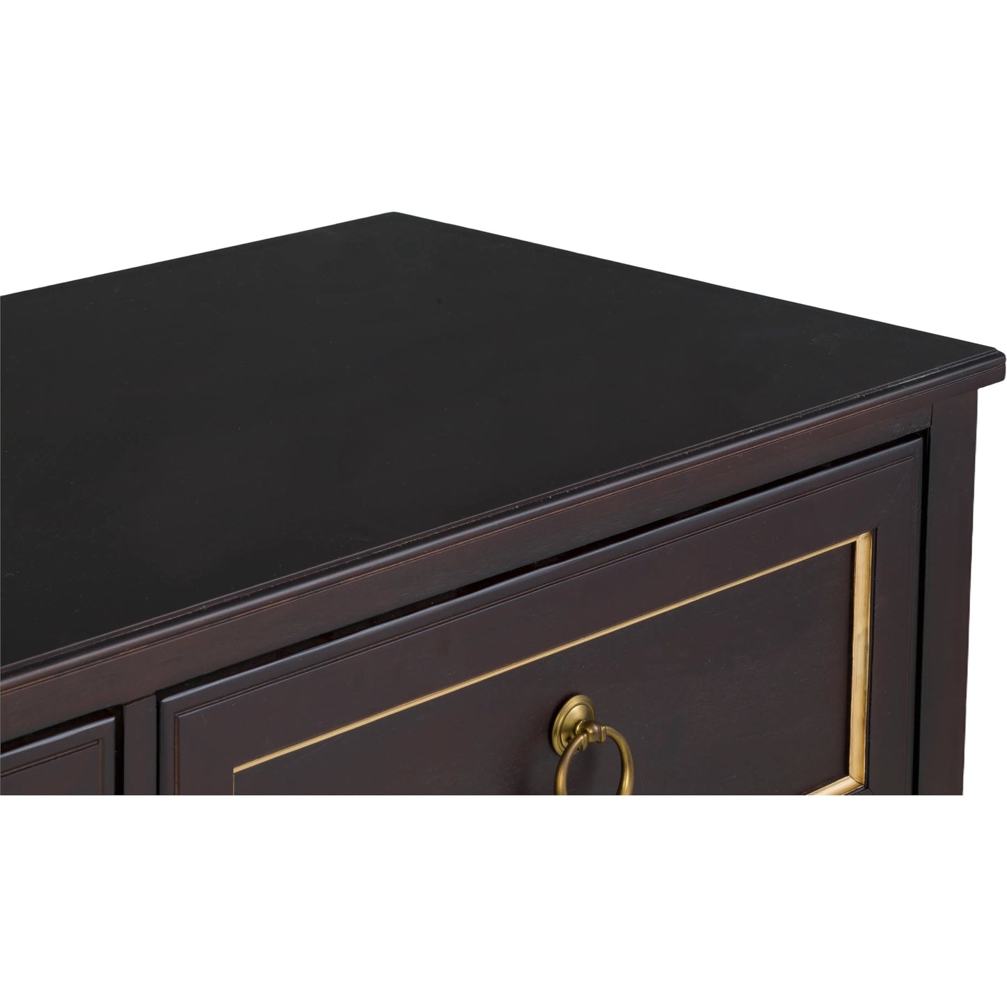 013 SI-2636100 | Closeup | Matteo Palazzo 4-Drawer Chest by Fairfield Chair. Made from beech solids, veneers in a unique style.