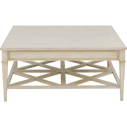 Matteo Linea Square 1-Drawer Cocktail Table by Fairfield Chair. Made from beech solids, veneers in a unique style.
