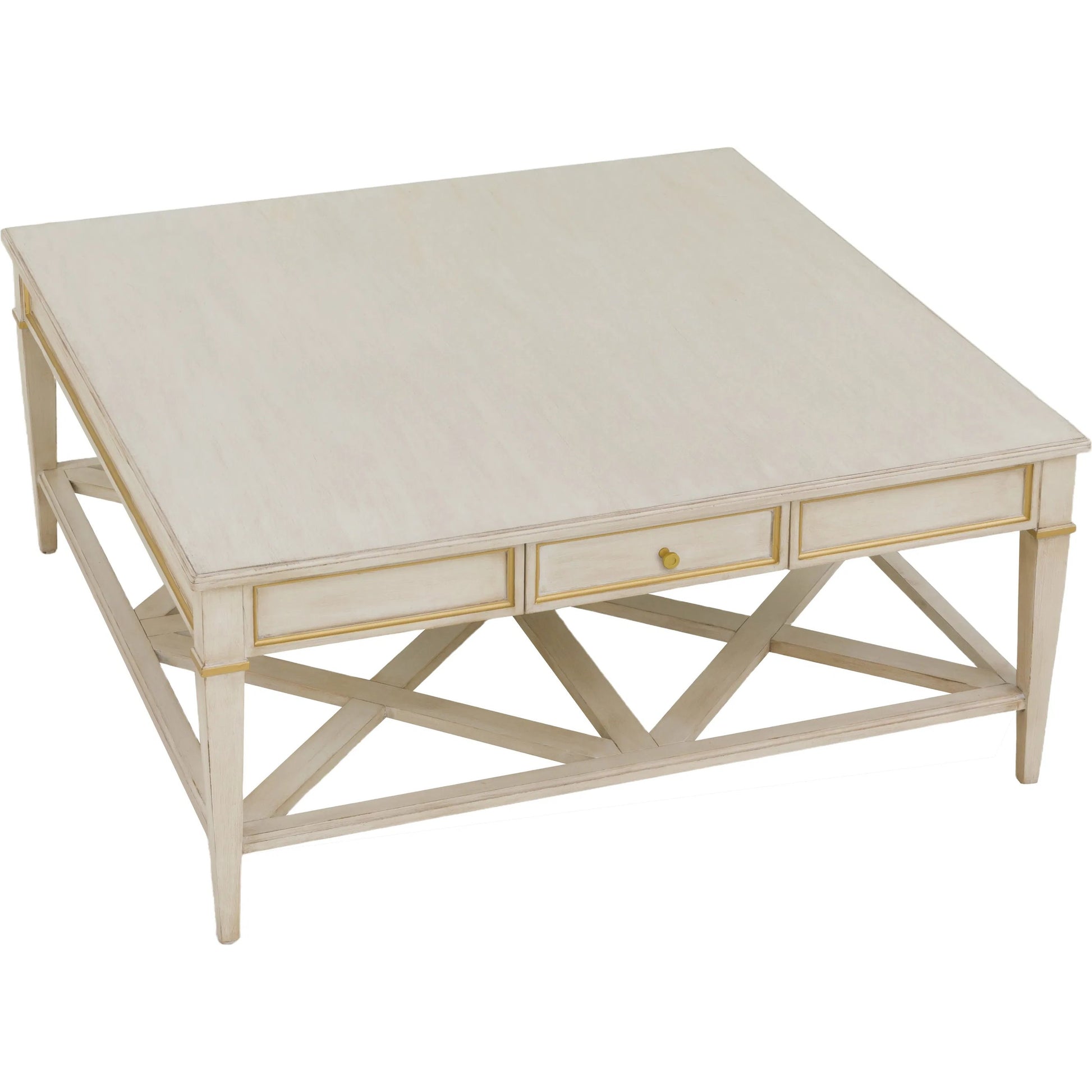 Matteo Linea Square 1-Drawer Cocktail Table by Fairfield Chair. Made from beech solids, veneers in a unique style.