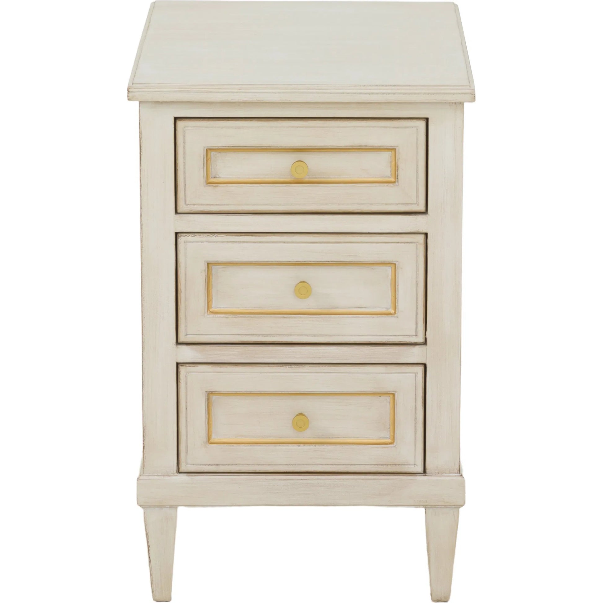Matteo Linea 3-Drawer End Table by Fairfield Chair. Made from beech solids, veneers in a unique style.