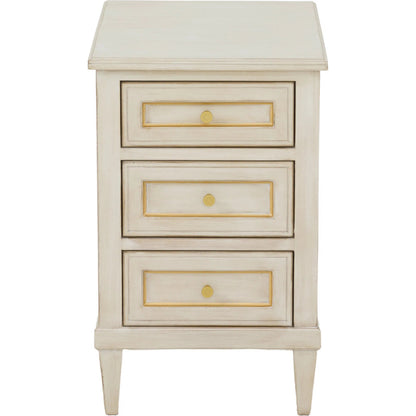 Matteo Linea 3-Drawer End Table by Fairfield Chair. Made from beech solids, veneers in a unique style.