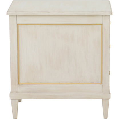 Matteo Linea 3-Drawer End Table by Fairfield Chair. Made from beech solids, veneers in a unique style.