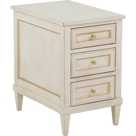 Matteo Linea 3-Drawer End Table by Fairfield Chair. Made from beech solids, veneers in a unique style.