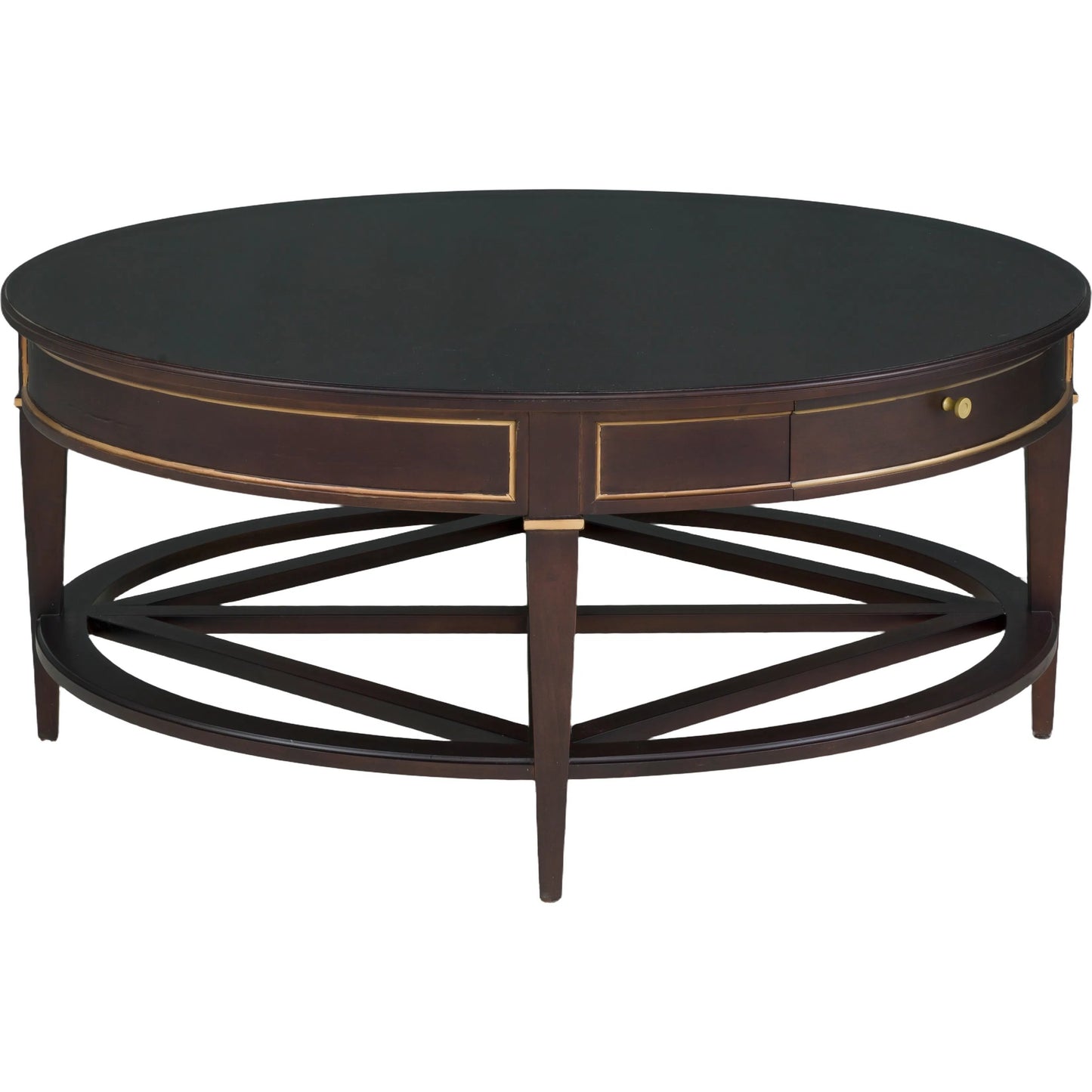011 SI-2636090 | Additional Silo | Matteo Linea Round 1-Drawer Cocktail Table by Fairfield Chair. Made from beech solids, veneers in a unique style.