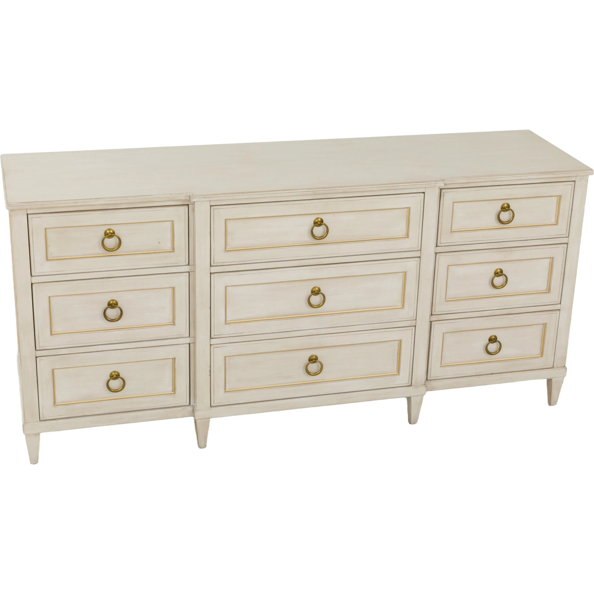 Matteo Palazzo 9-Drawer Dresser by Fairfield Chair. Made from beech solids, veneers in a unique style.