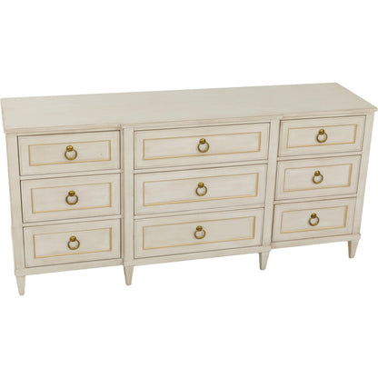 Matteo Palazzo 9-Drawer Dresser by Fairfield Chair. Made from beech solids, veneers in a unique style.