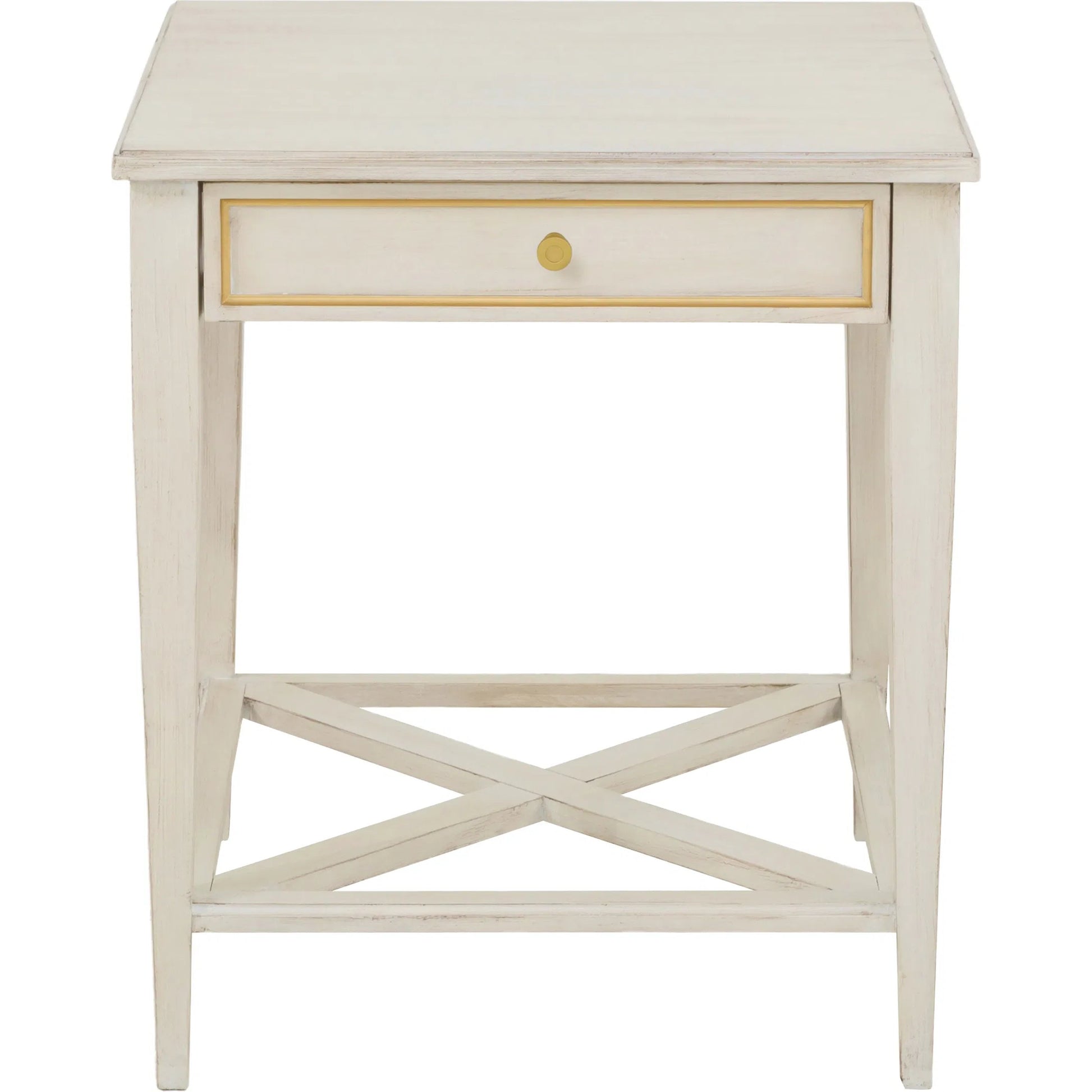 Matteo Linea Rectangular 1-Drawer End Table by Fairfield Chair. Made from beech solids, veneers in a unique style.