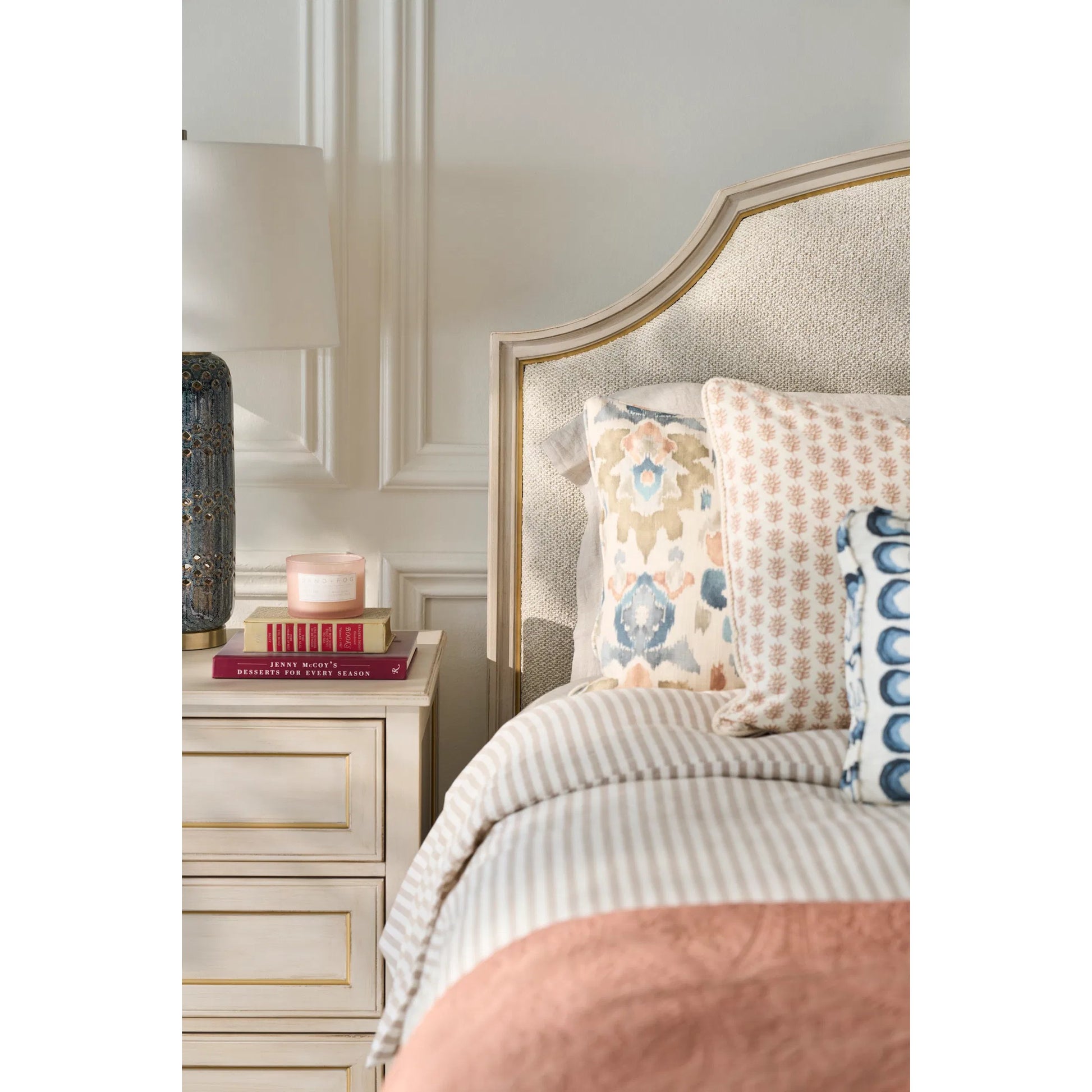 Matteo Palazzo Bed by Fairfield Chair. Made from beech solids, veneers in a unique style.