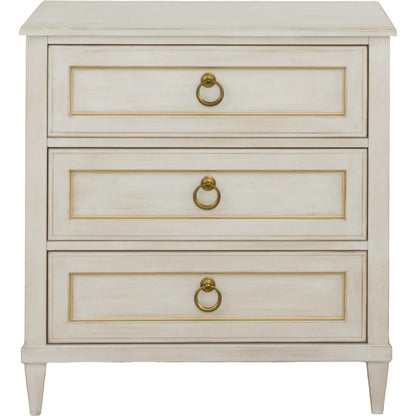 Matteo Palazzo 3-Drawer Nightstand by Fairfield Chair. Made from beech solids, veneers in a unique style.