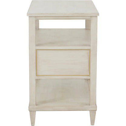 Matteo Palazzo 1-Drawer Nightstand by Fairfield Chair. Made from beech solids, veneers in a unique style.