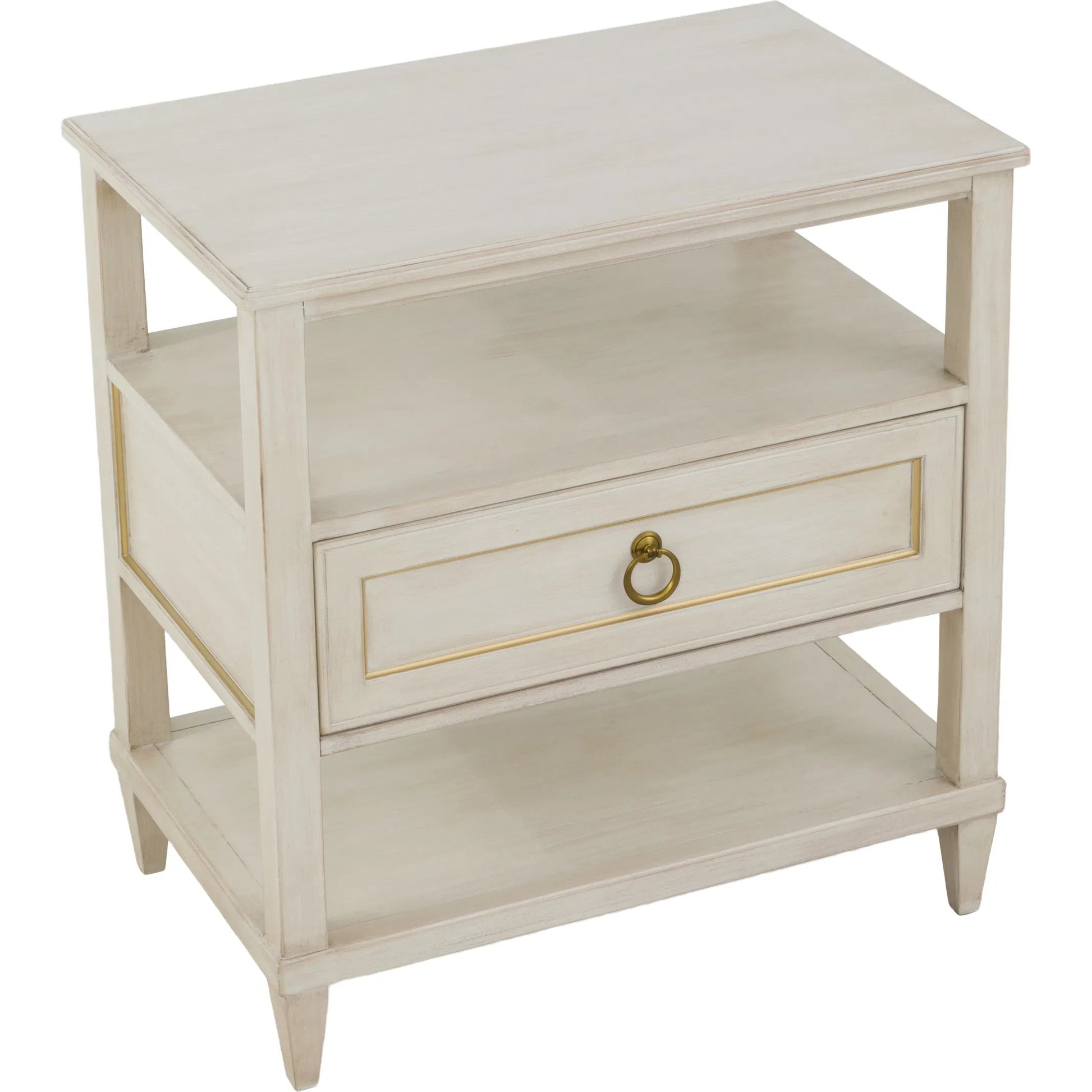 Matteo Palazzo 1-Drawer Nightstand by Fairfield Chair. Made from beech solids, veneers in a unique style.