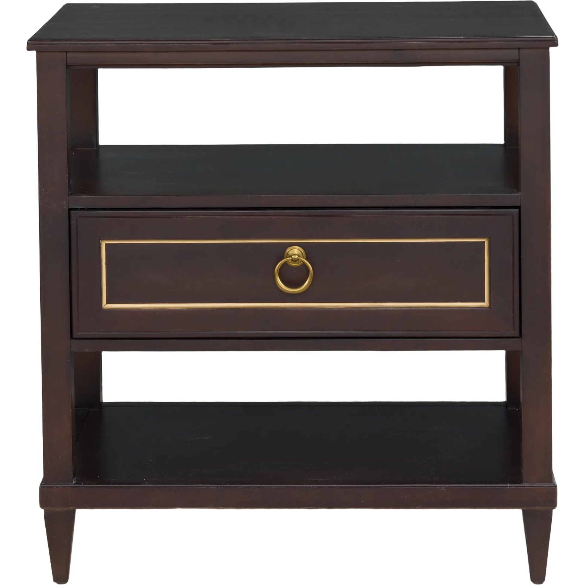 Matteo Palazzo 1-Drawer Nightstand by Fairfield Chair. Made from beech solids, veneers in a unique style.