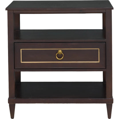 Matteo Palazzo 1-Drawer Nightstand by Fairfield Chair. Made from beech solids, veneers in a unique style.