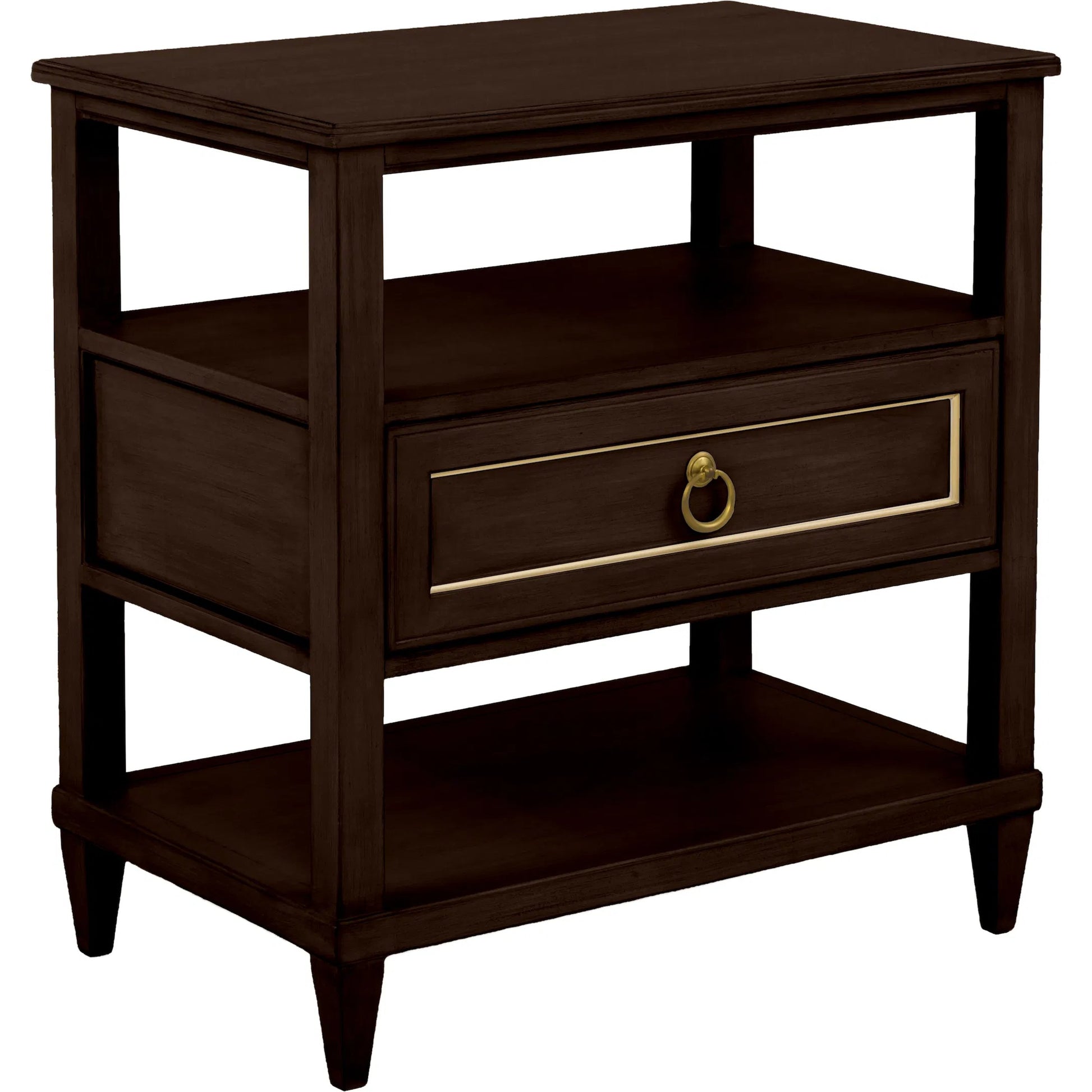 Matteo Palazzo 1-Drawer Nightstand by Fairfield Chair. Made from beech solids, veneers in a unique style.