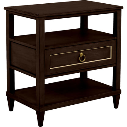 Matteo Palazzo 1-Drawer Nightstand by Fairfield Chair. Made from beech solids, veneers in a unique style.