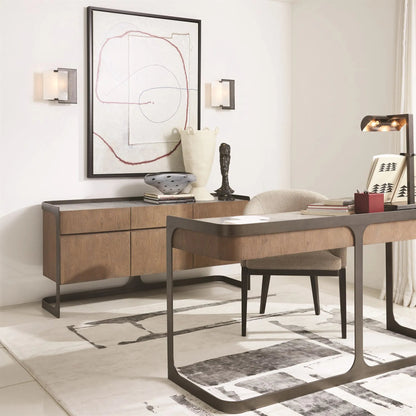 Element Media Cabinet by Global Views in grey and marble. Made from unique in a modern style.