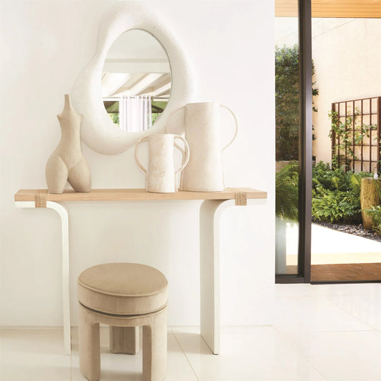 Amorphous Mirror by Global Views in natural. Made from unique in a modern style.