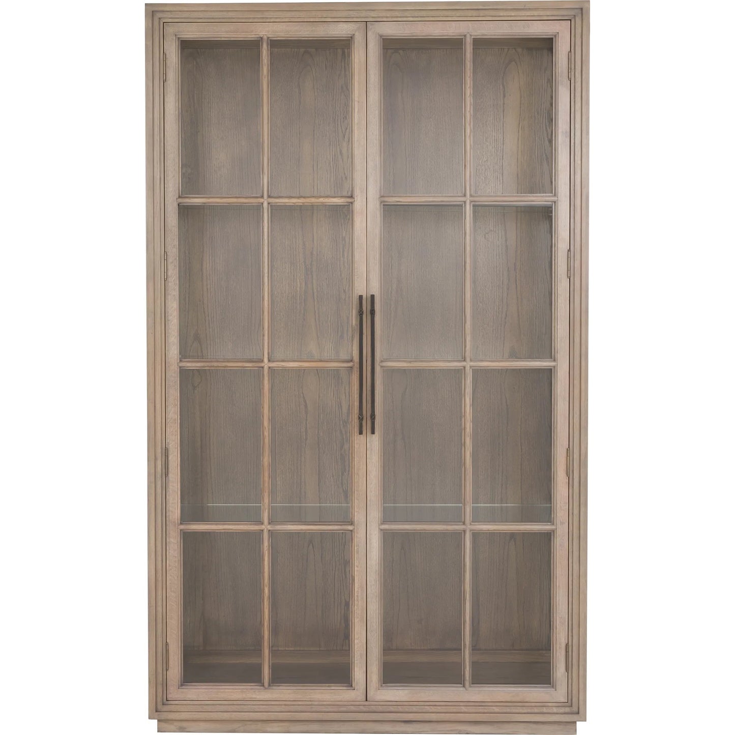003 SI-2635768 | Additional Silo | Everett Curio Cabinet by Fairfield Chair in brown and biscotti. Made from red oak in a unique style.