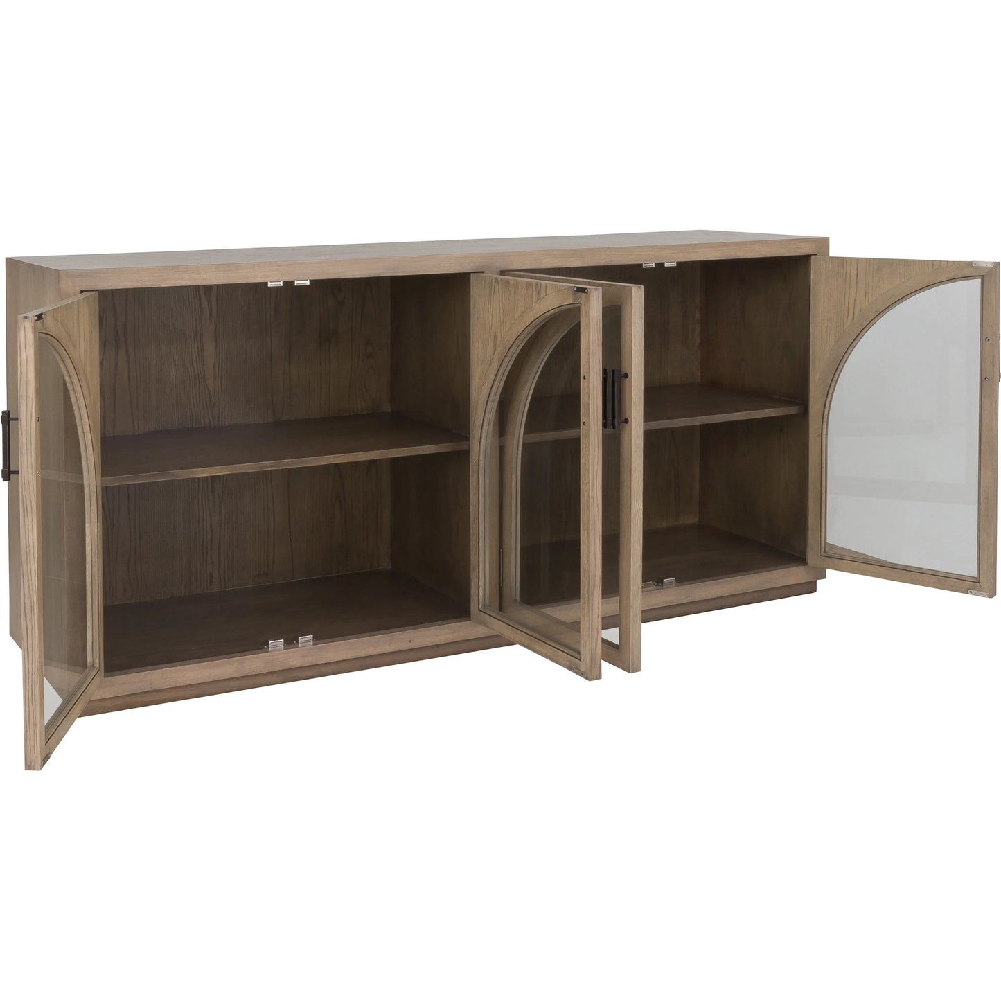 002 SI-2635769 | Additional Silo | Everett Credenza by Fairfield Chair in brown and biscotti. Made from red oak in a unique style.