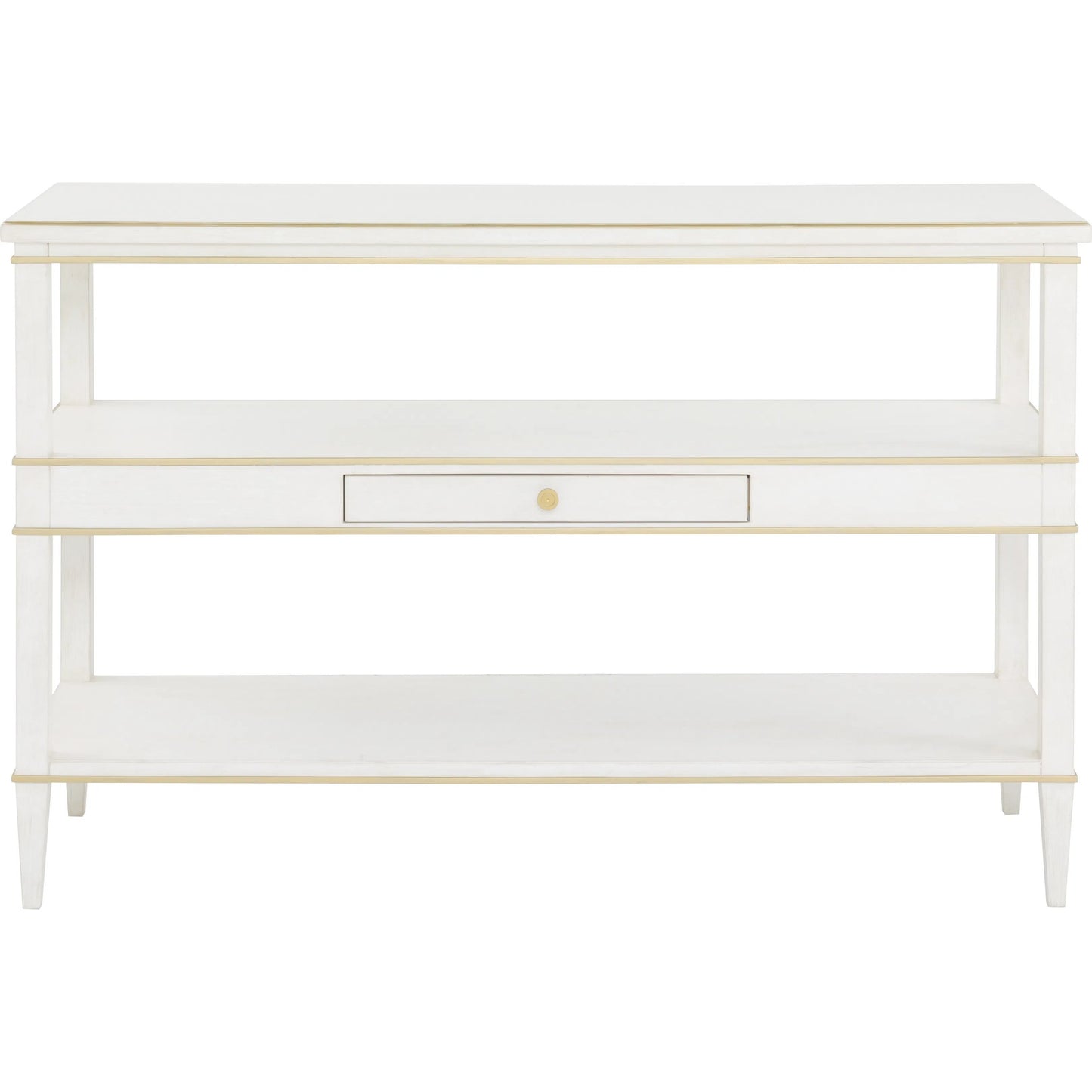 010 SI-2636024 | Additional Silo | Camille Console Table by Fairfield Chair in white. Made from rubberwood solids in a unique style.