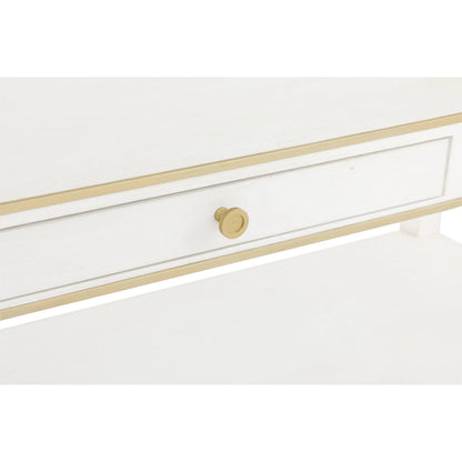 Camille Cocktail Table by Fairfield Chair in white. Made from rubberwood solids in a unique style.