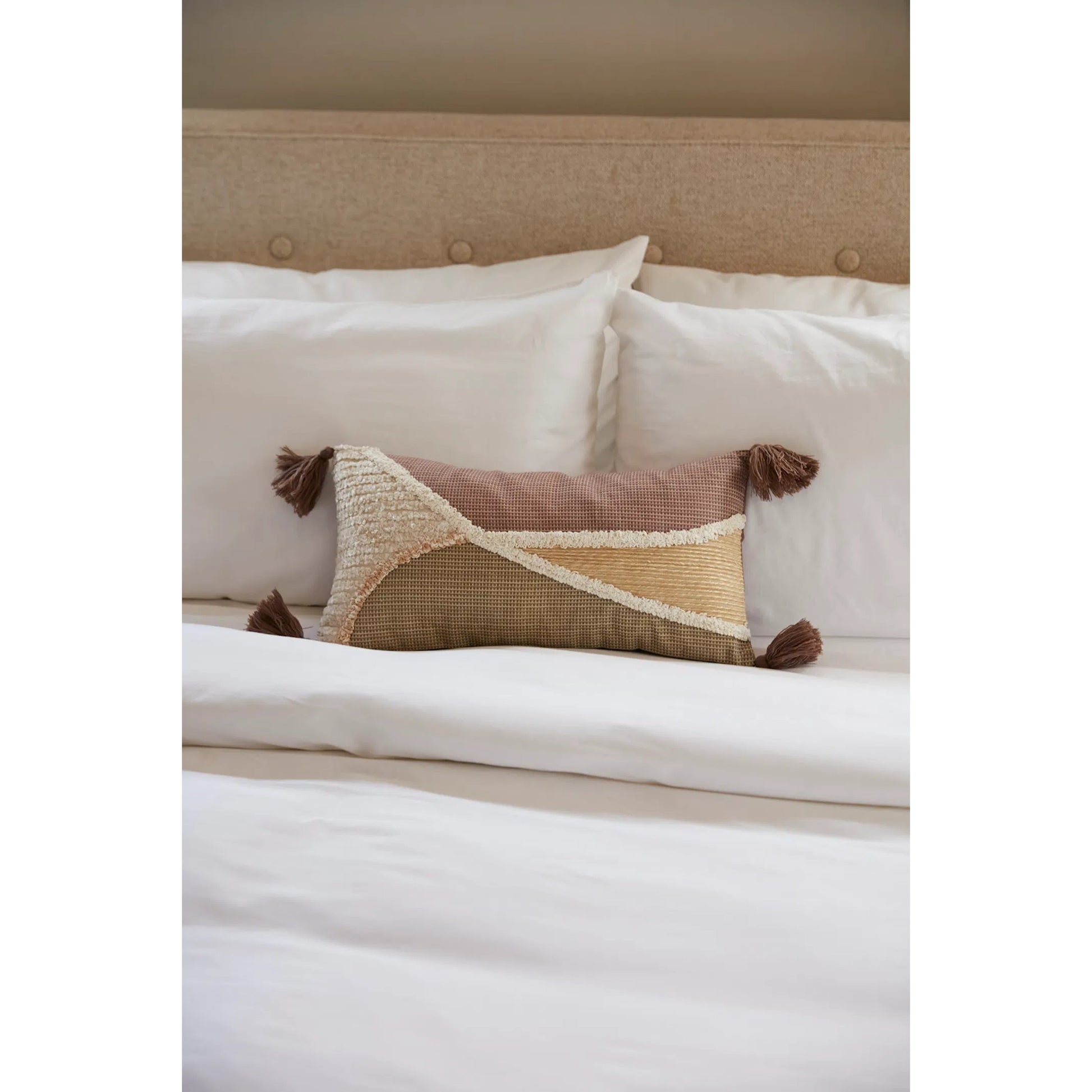 Malmo Pillow by Accent Decor in multicolor. Made from natural fibers in a modern style.