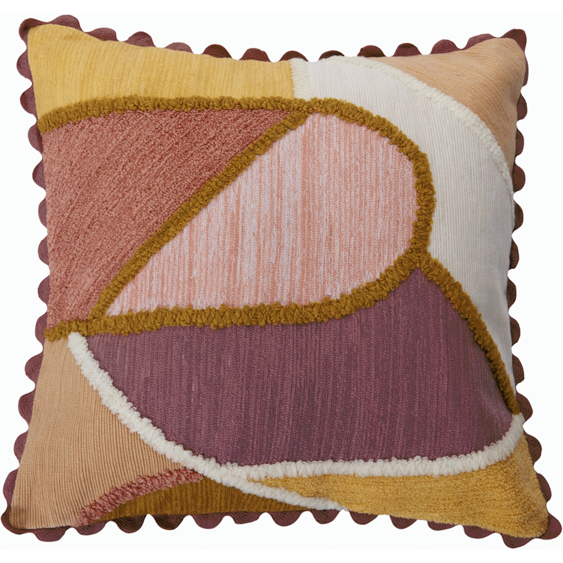 Malmo Pillow by Accent Decor in multicolor. Made from natural fibers in a modern style.