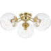 Abbott Semi Flush by Hudson Valley. Made from unique in a transitional style.