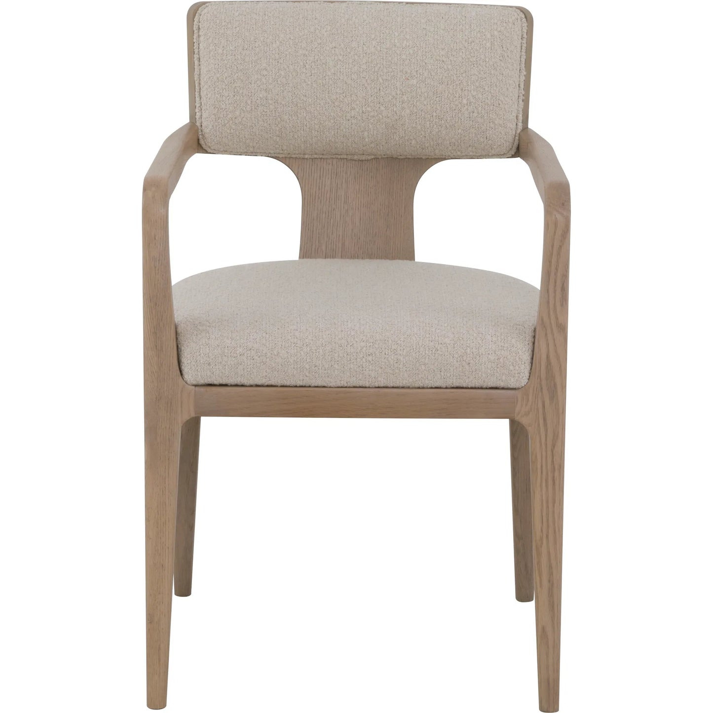 002 SI-2635784 | Additional Silo | Everett Arm Chair by Fairfield Chair in brown and biscotti. Made from red oak in a unique style.