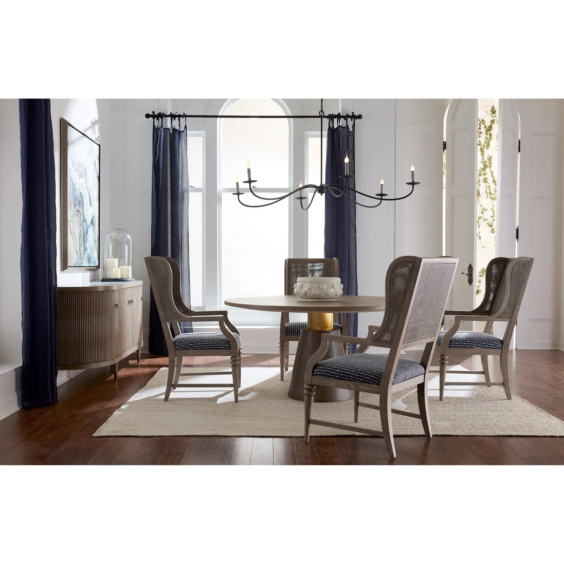 Everett Round Dining Table by Fairfield Chair. Made from unique in a unique style.