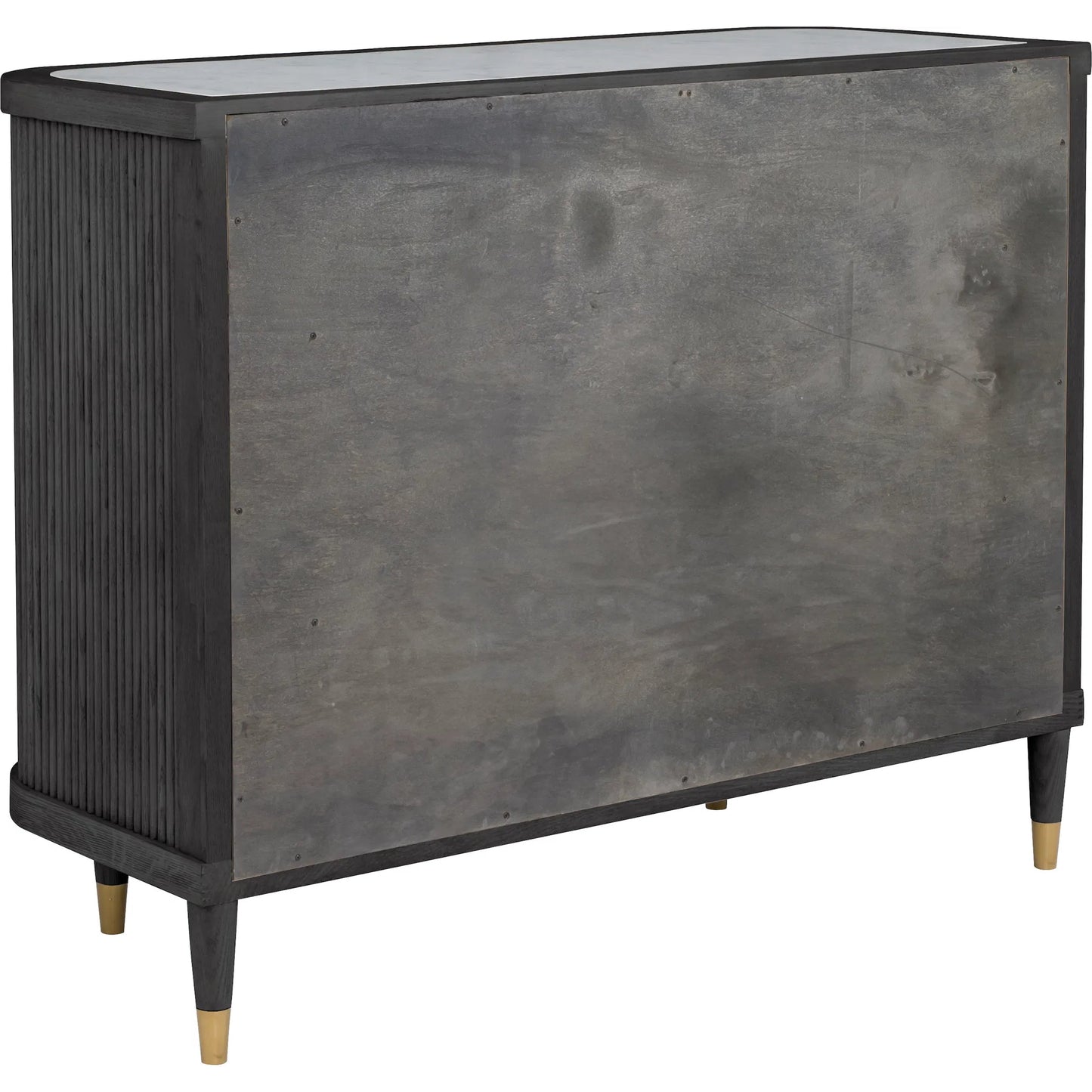009 SI-2636048 | Additional Silo | Everett Demilune Credenza by Fairfield Chair. Made from red oak solids, veneers in a unique style.