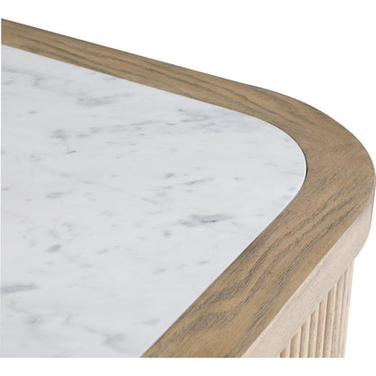 Everett Demilune Credenza by Fairfield Chair. Made from red oak solids, veneers in a unique style.