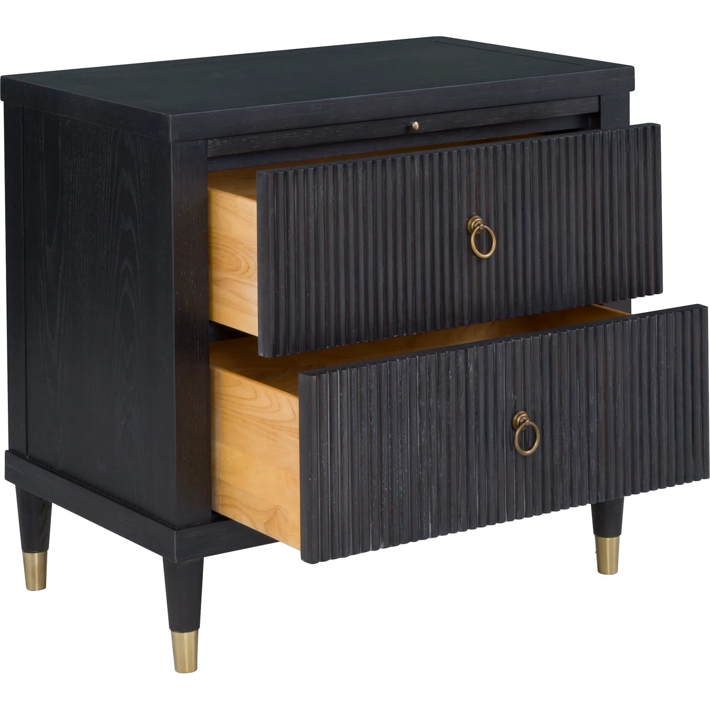 009 SI-2636054 | Additional Silo | Everett Nightstand by Fairfield Chair. Made from red oak solids, veneers in a unique style.
