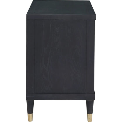Everett Nightstand by Fairfield Chair. Made from red oak solids, veneers in a unique style.