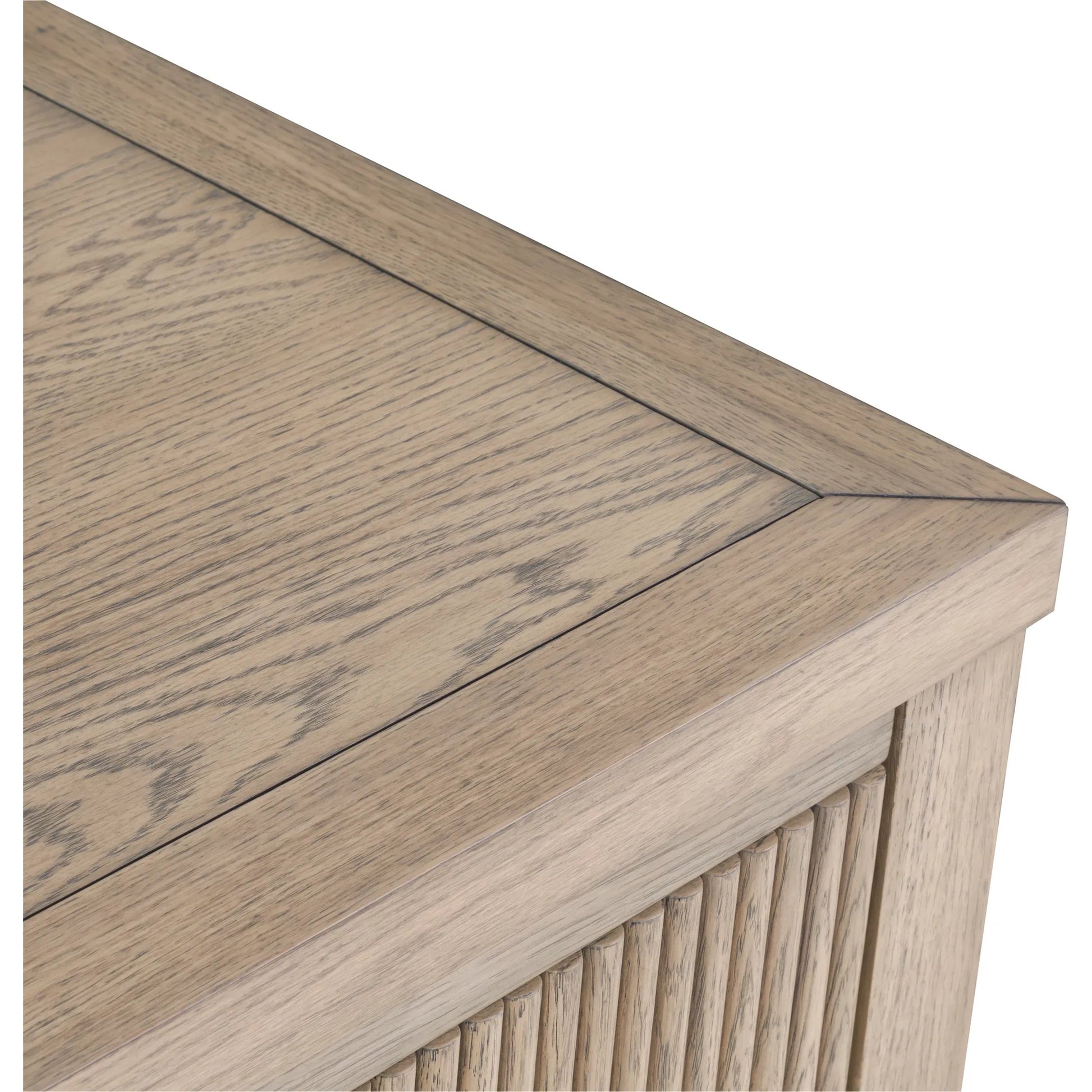 Everett Nightstand by Fairfield Chair. Made from red oak solids, veneers in a unique style.