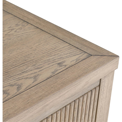 Everett Nightstand by Fairfield Chair. Made from red oak solids, veneers in a unique style.