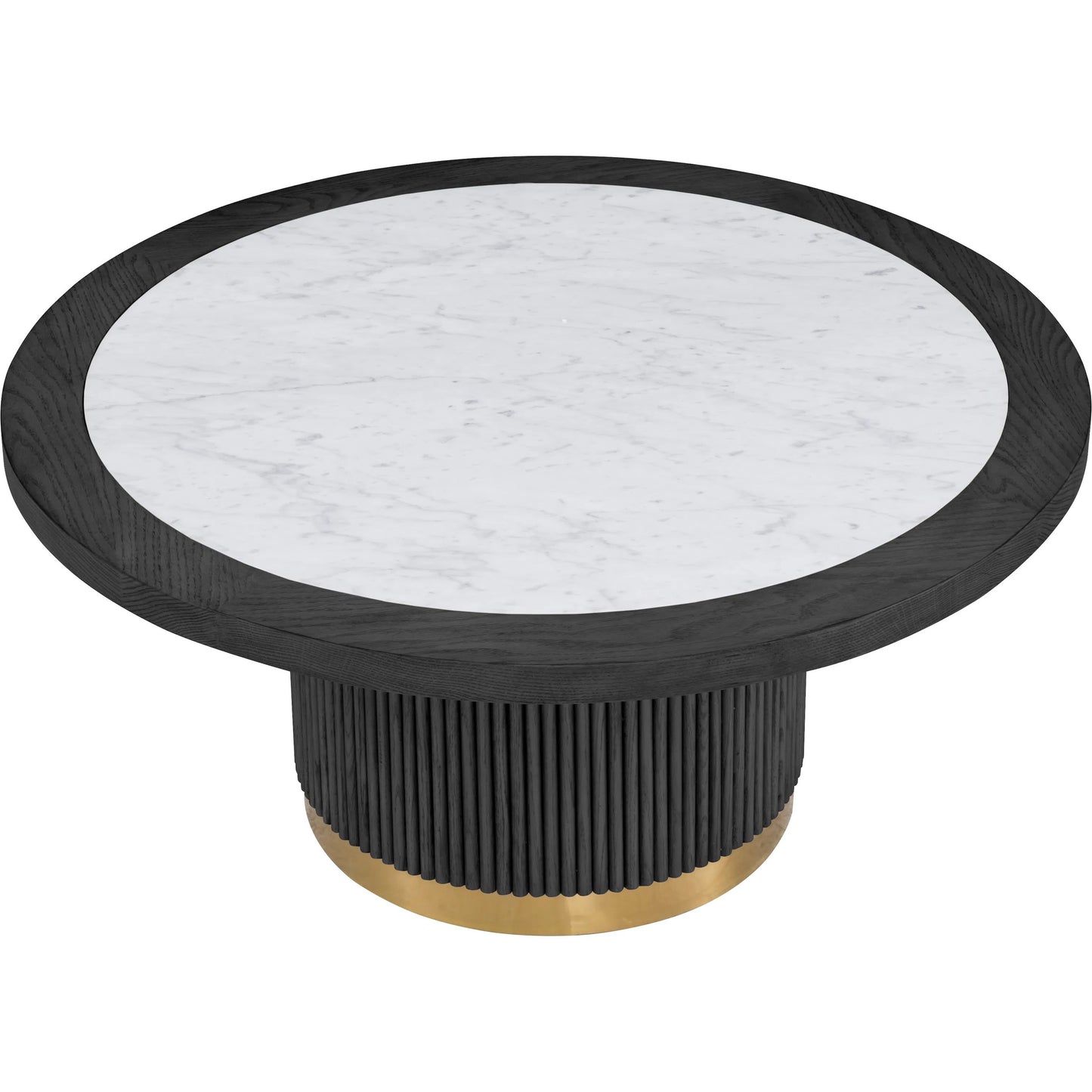 009 SI-2636052 | Additional Silo | Everett Large Round Bunching Cocktail Table by Fairfield Chair. Made from red oak solids, veneers in a unique style.