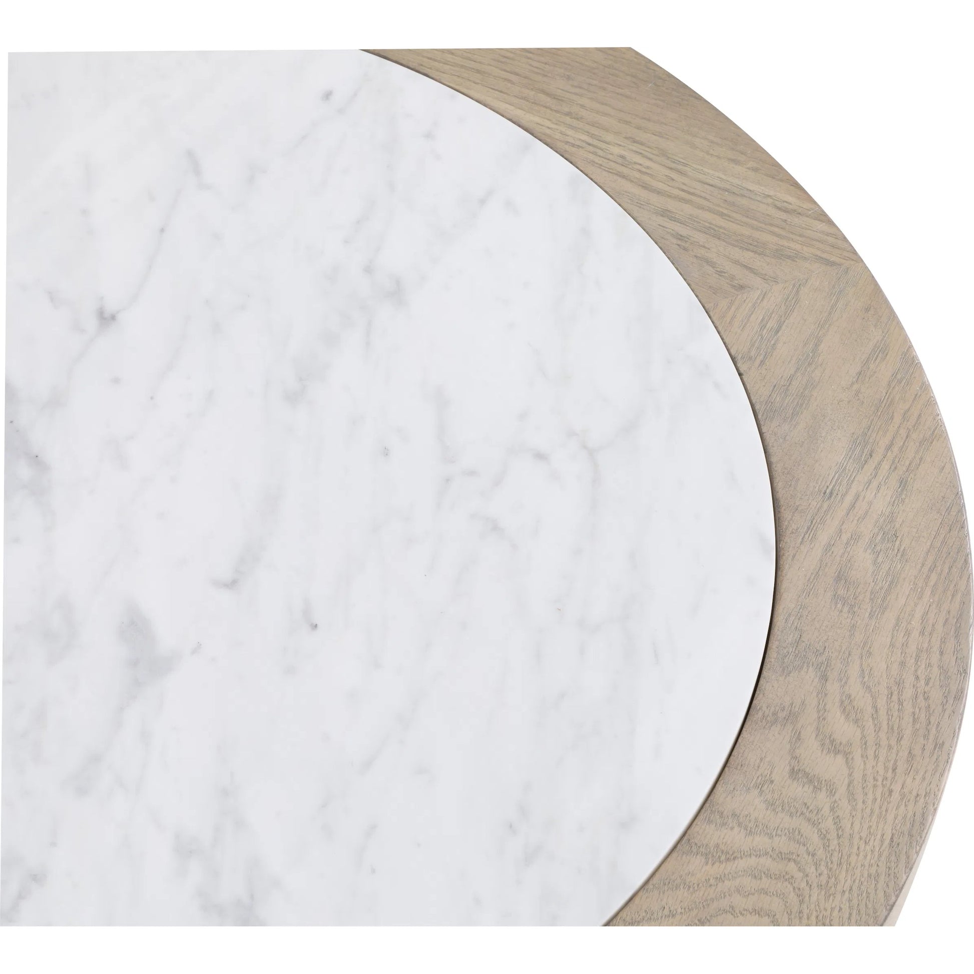 Everett Small Round Bunching Cocktail Table by Fairfield Chair. Made from red oak solids, veneers, marble in a unique style.