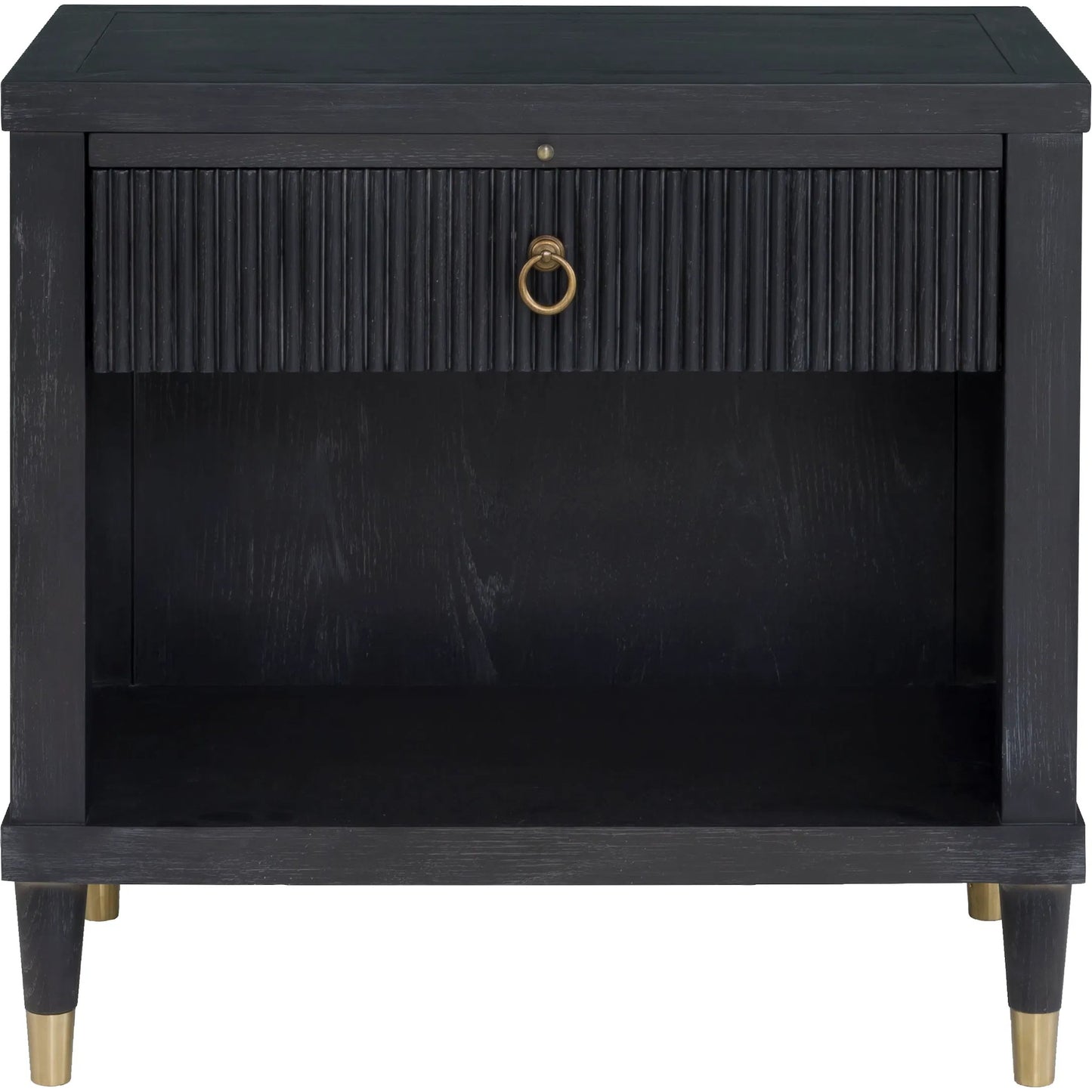 011 SI-2636056 | Additional Silo | Everett 1-Drawer Rectangular Nightstand by Fairfield Chair. Made from red oak solids, veneers in a unique style.