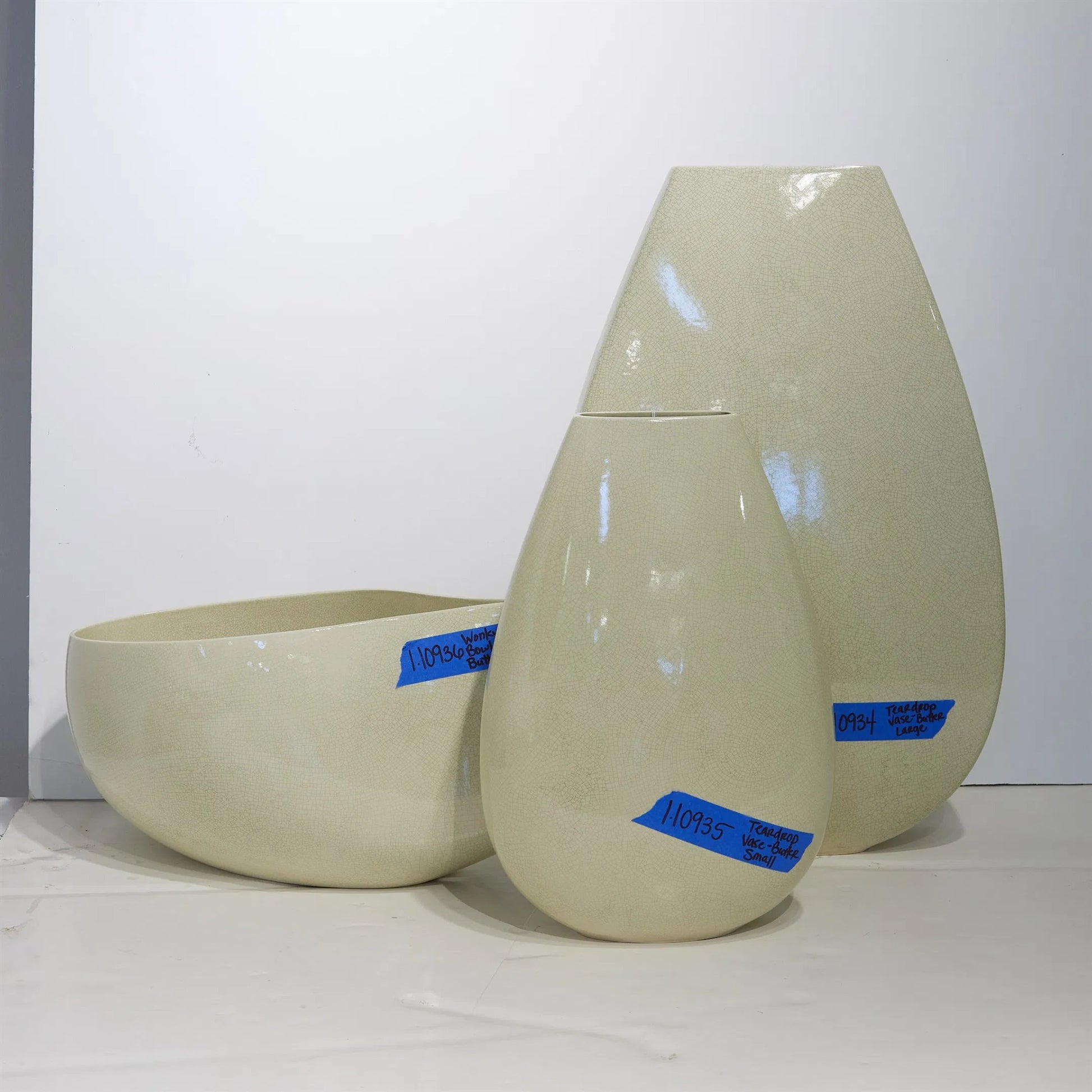 Giant Teardrop Bowl by Global Views. Made from ceramic in a modern style.