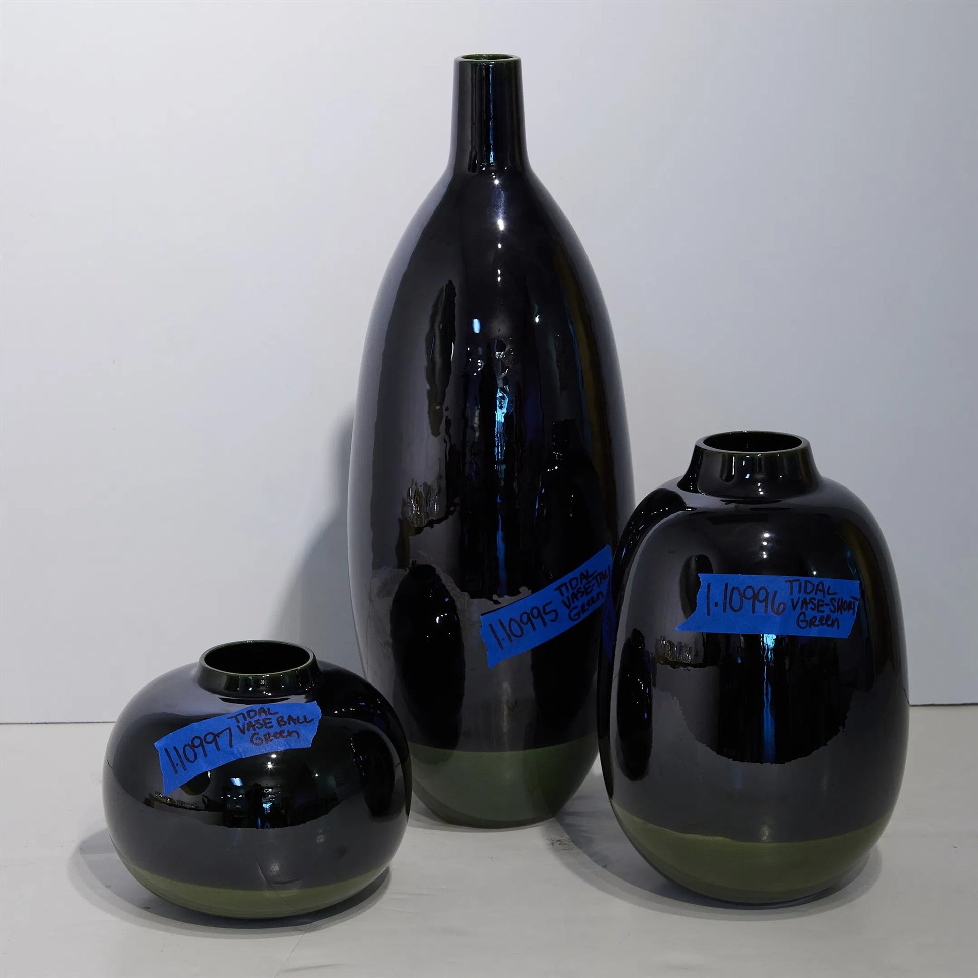 Tidal Vase by Global Views. Made from earthenware in a transitional style.