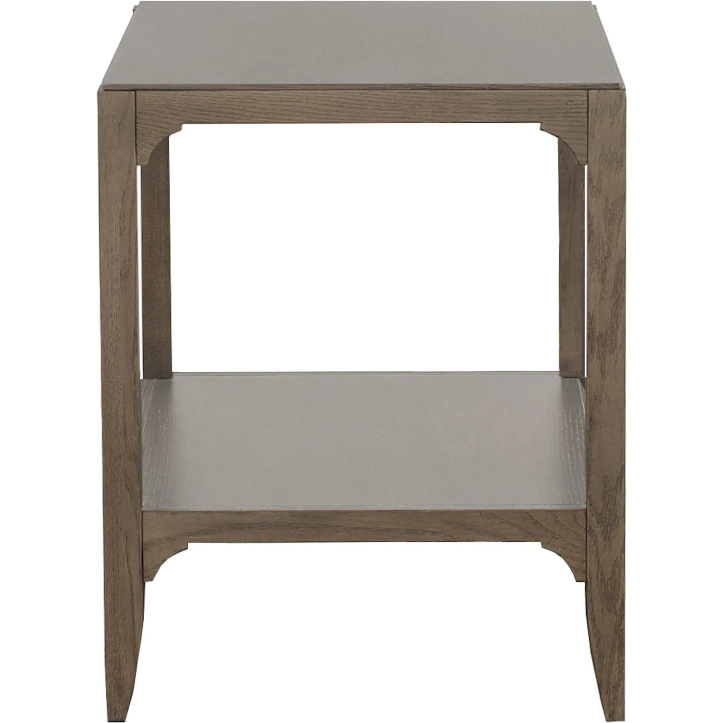 001 SI-2635794 | Additional Silo | Kendrick End Table by Fairfield Chair in brown and modern truffle. Made from red oak solids, veneers in a unique style.
