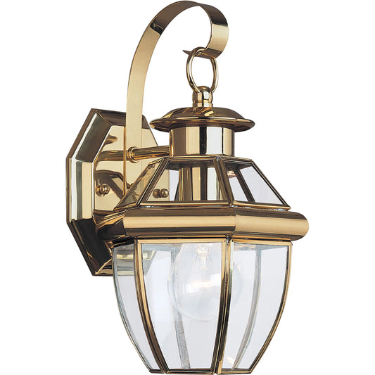 Lancaster One Light Outdoor Wall Lantern by Visual Comfort & Co.. Made from brass in a unique style.