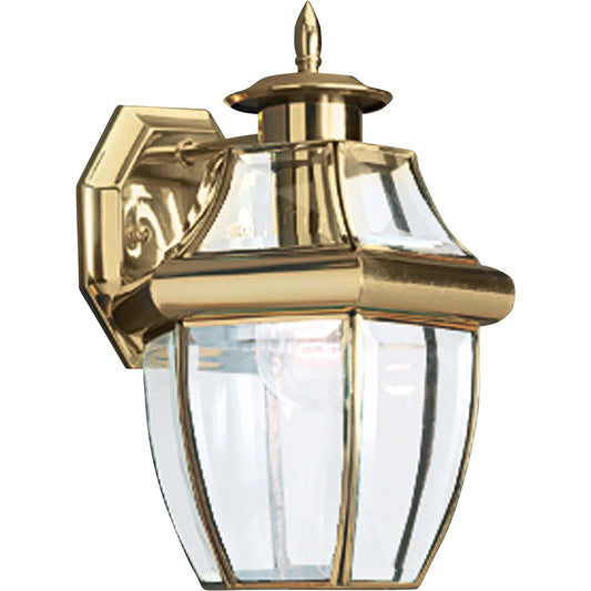 Lancaster One Light Outdoor Wall Lantern by Visual Comfort & Co.. Made from brass in a unique style.