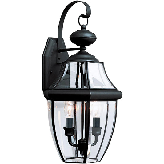 Lancaster Two Light Outdoor Wall Lantern by Visual Comfort & Co.. Made from brass in a unique style.