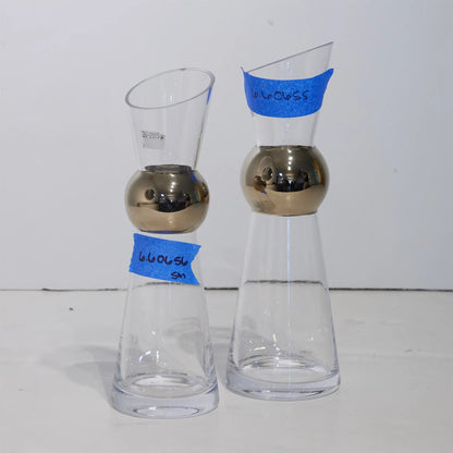 Metallic Orb Carafe by Global Views. Made from art glass in a eclectic & global style.