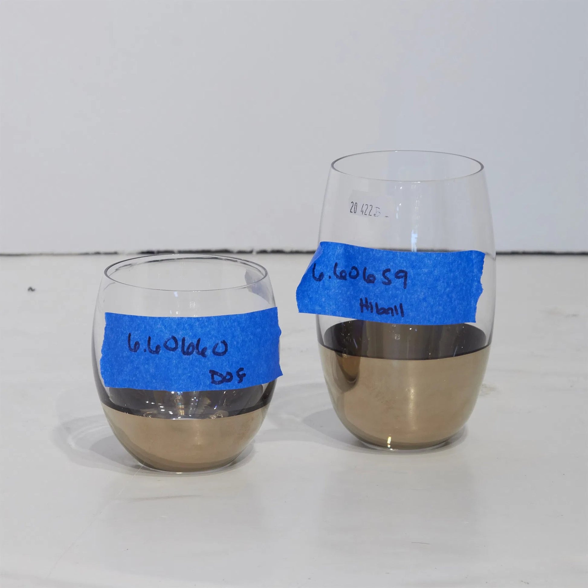 Metallic Orb Highball Glass by Global Views. Made from art glass in a eclectic & global style.