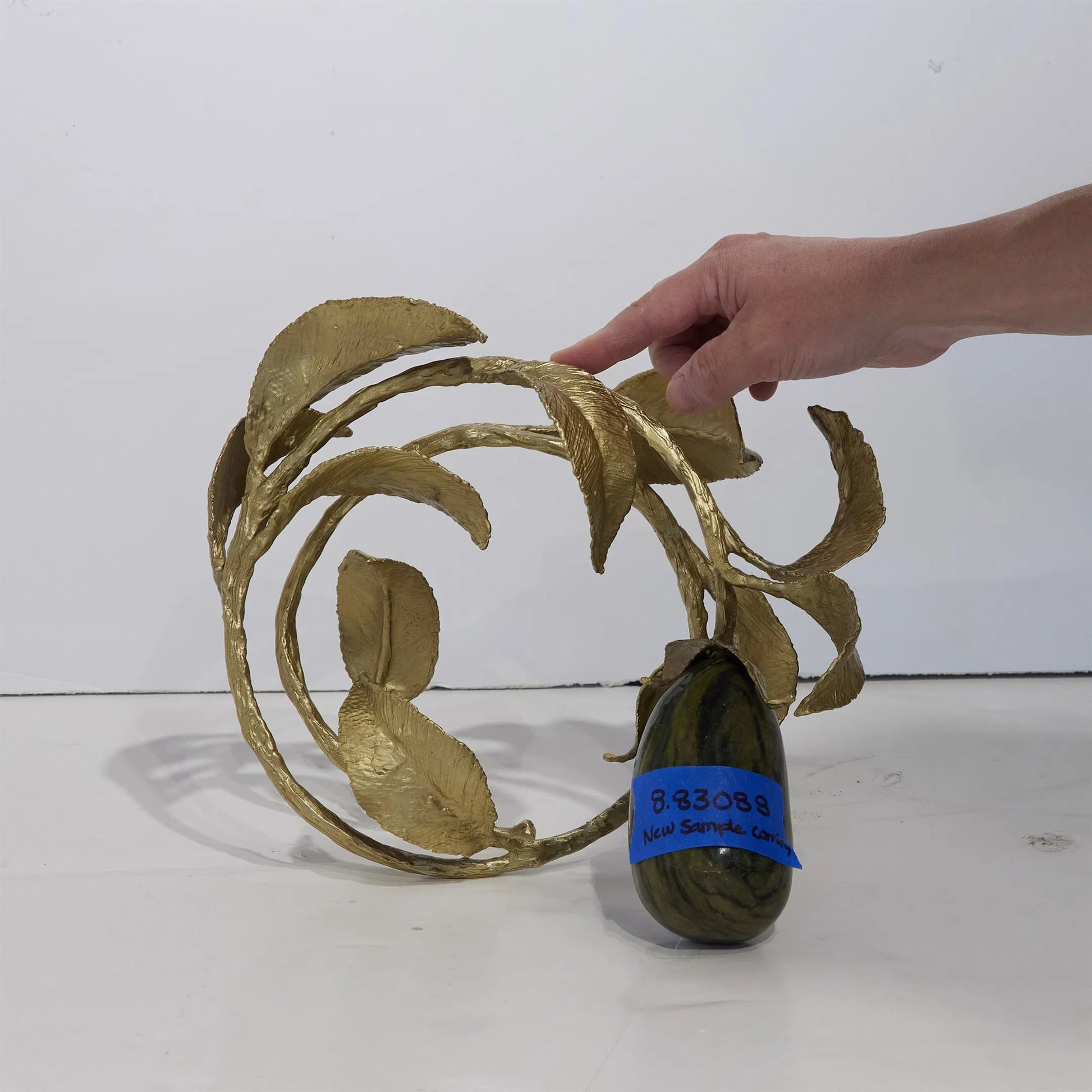 Stone Fruit Sculpture by Global Views. Made from unique in a modern style.