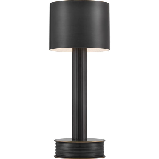 Traverse Cordless Table Lamp by Currey and Company. Made from metal in a unique style.