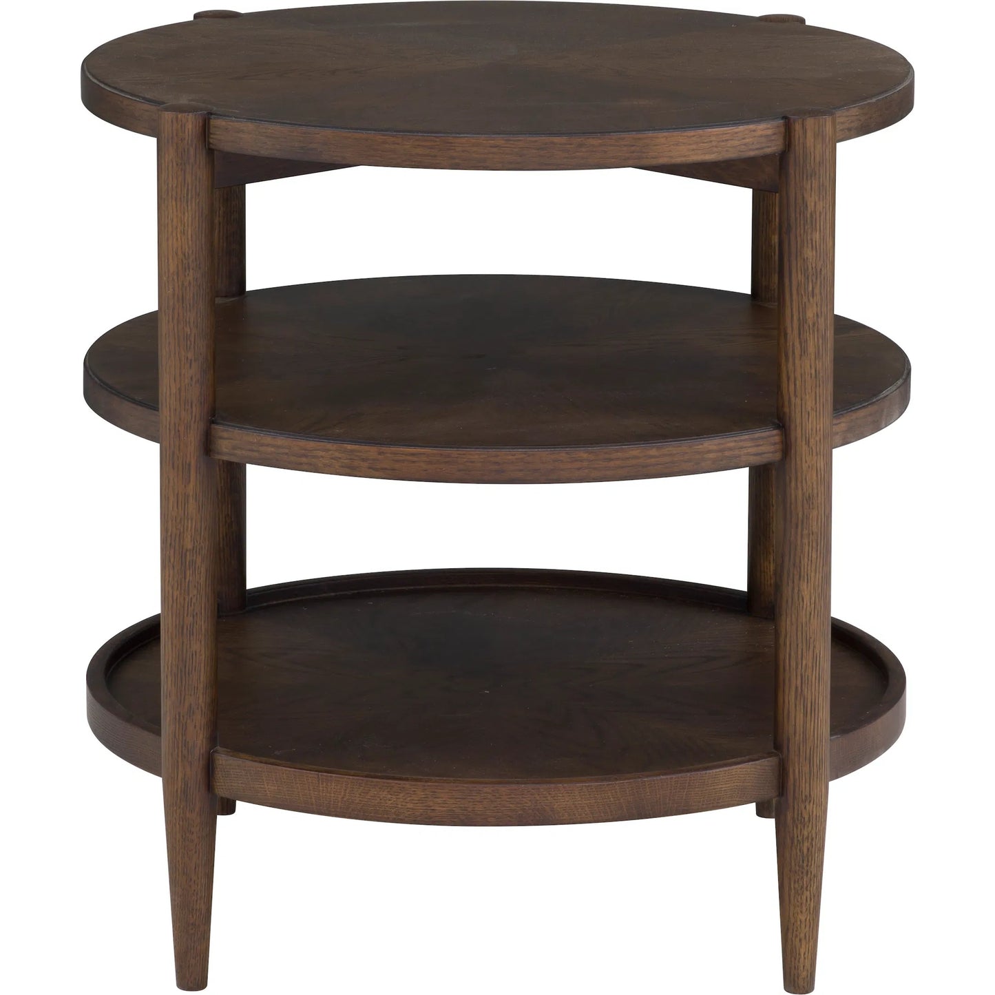 001 SI-2636135 | Additional Silo | Maxwell Round End Table by Fairfield Chair. Made from red oak solids, veneers in a unique style.
